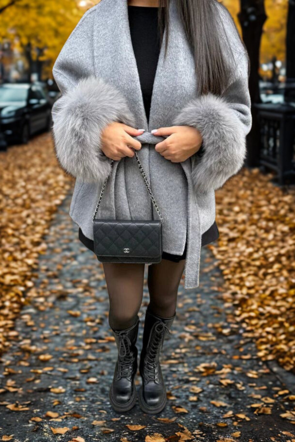 Sacha Havre | MANTEAU FOURRURE MANCHE