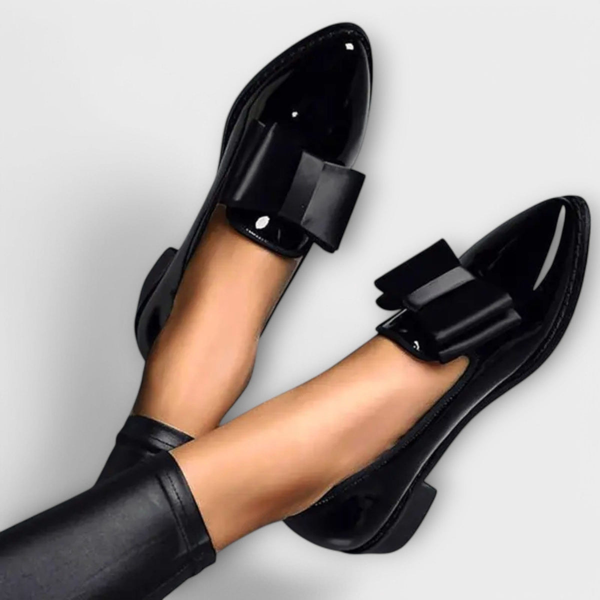 Sacha Havre | Mocassins Vernis à Nœud Charlotte