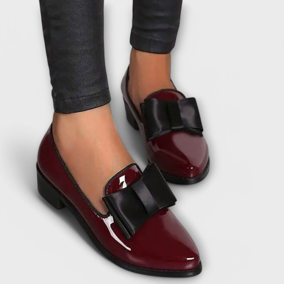 Sacha Havre | Mocassins Vernis à Nœud Charlotte