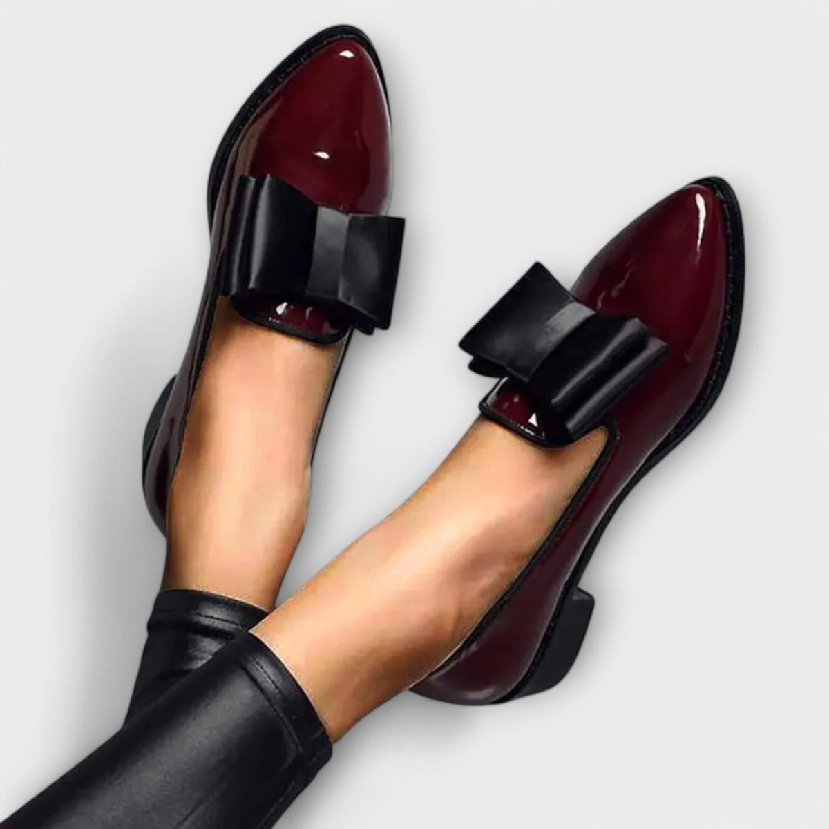 Sacha Havre | Mocassins Vernis à Nœud Charlotte
