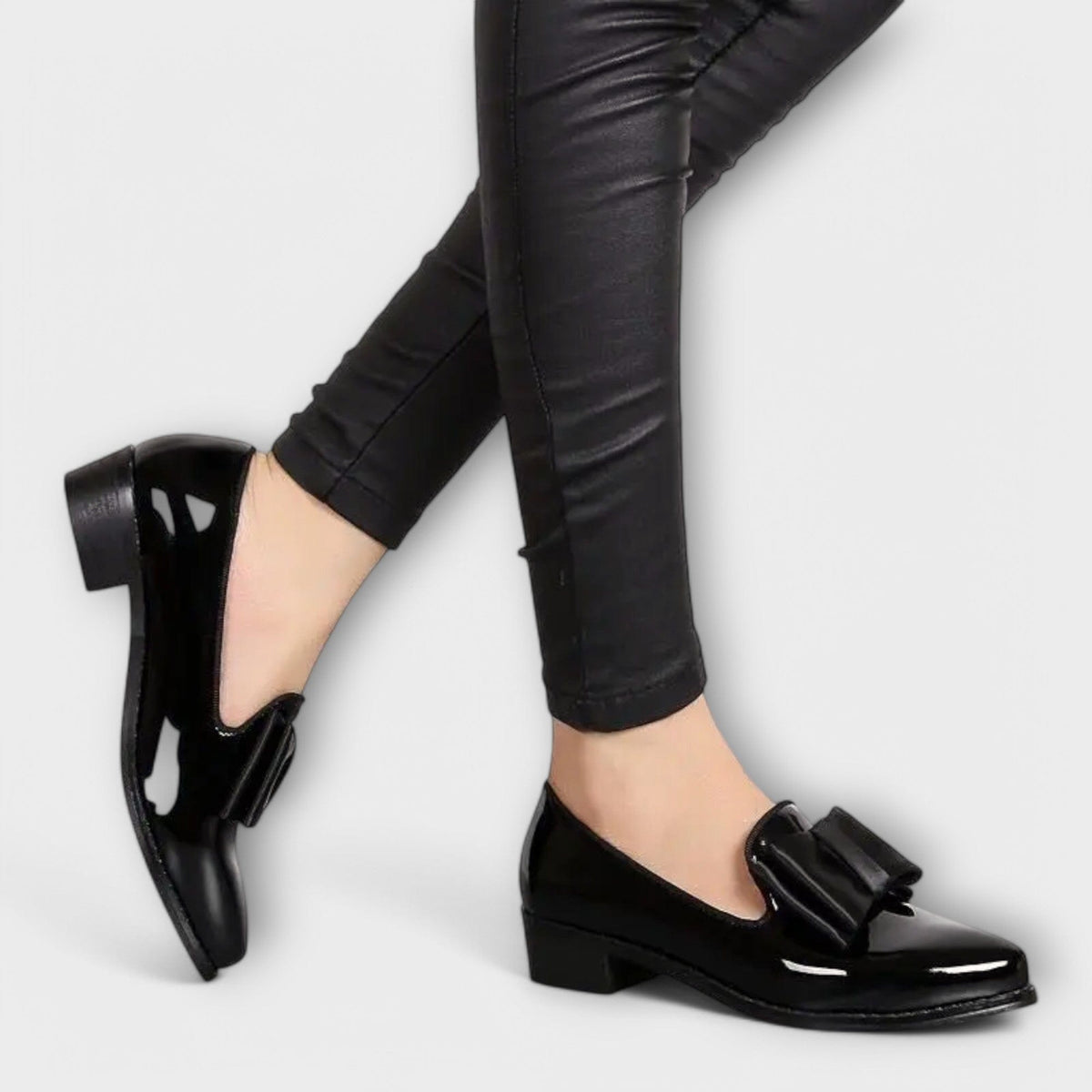 Sacha Havre | Mocassins Vernis à Nœud Charlotte