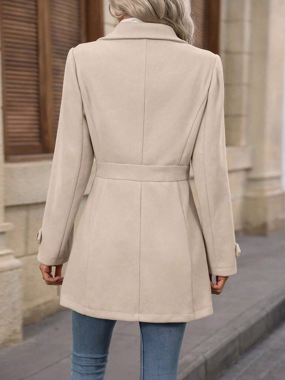 Sacha Havre | Manteau Ceinturé Élégant Christine