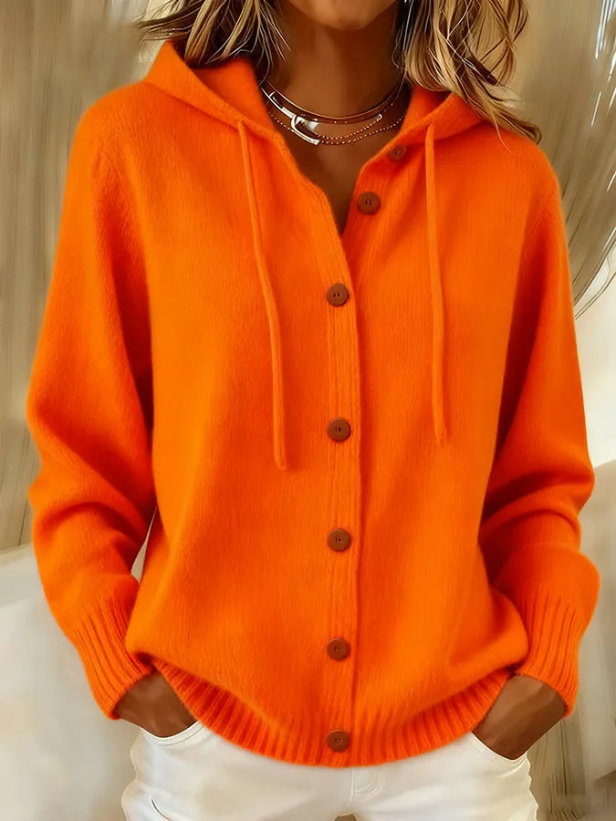 Gilet à Capuche à Cordon pour Femme Claire