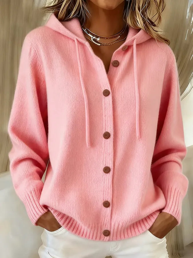 Gilet à Capuche à Cordon pour Femme Claire