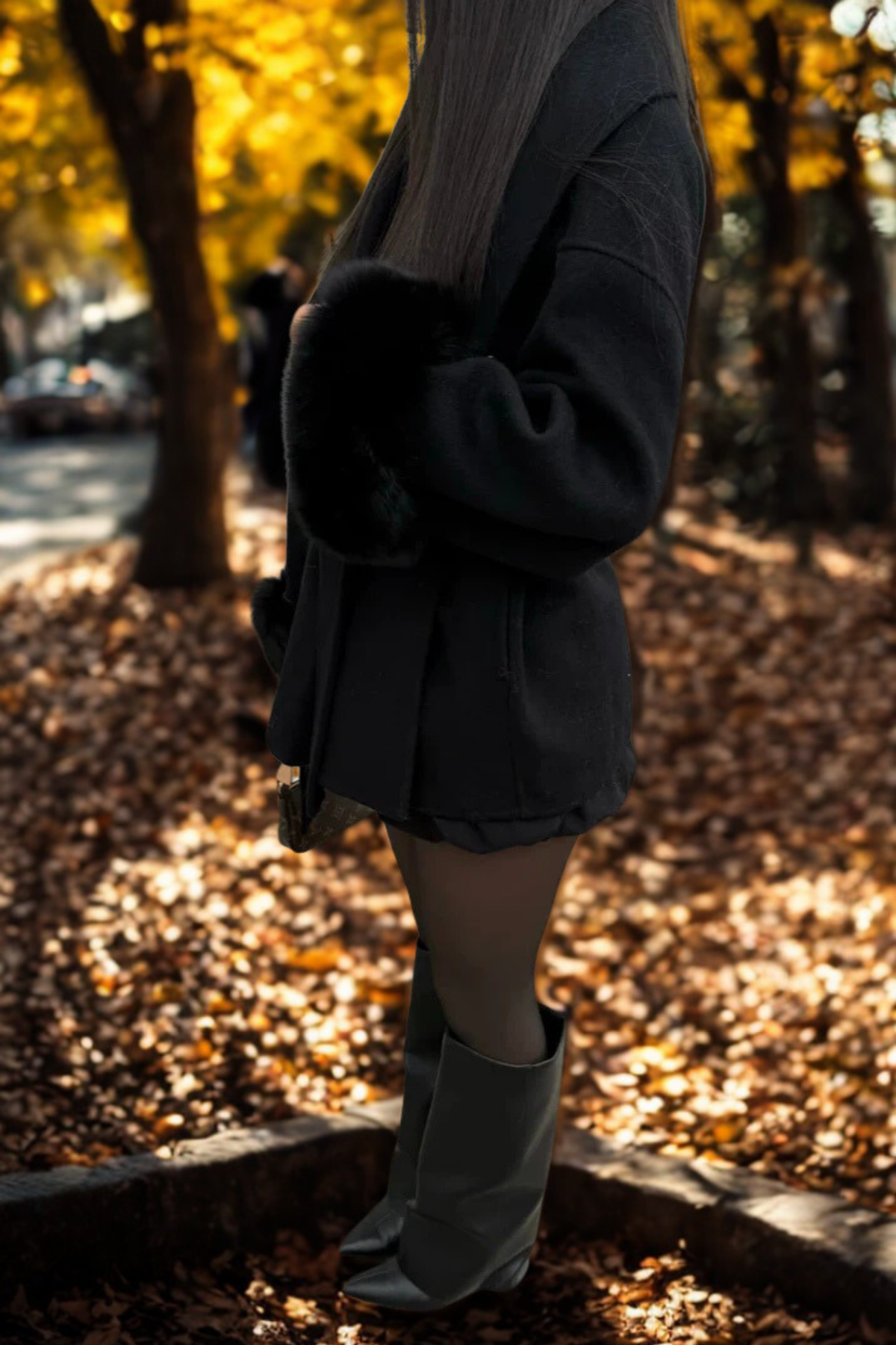 Sacha Havre | MANTEAU FOURRURE MANCHE