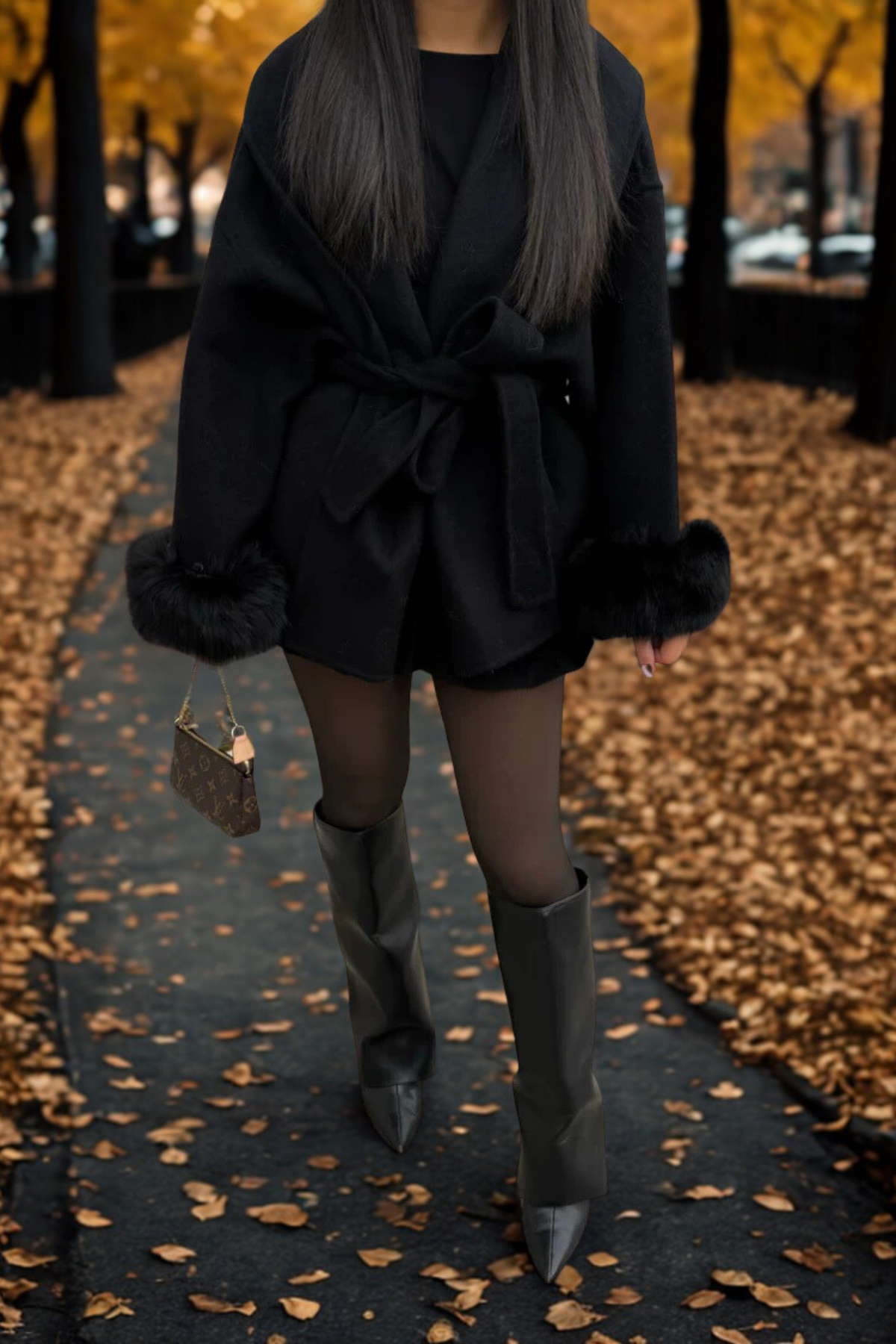 Sacha Havre | MANTEAU FOURRURE MANCHE