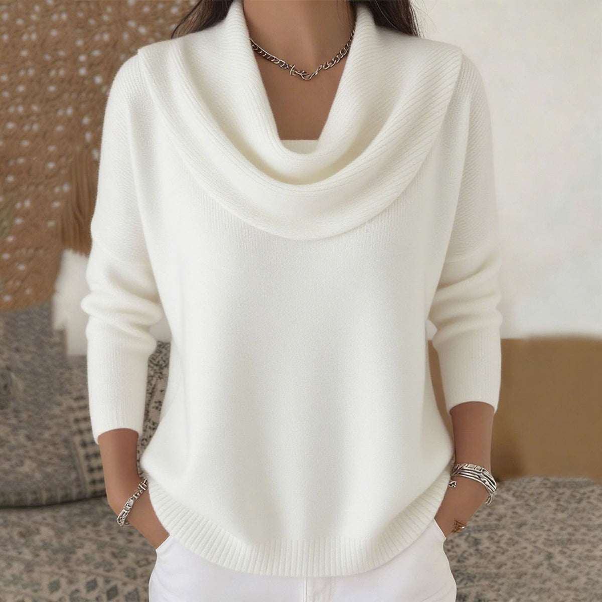 Pull Col Bénitier pour Femme Christine