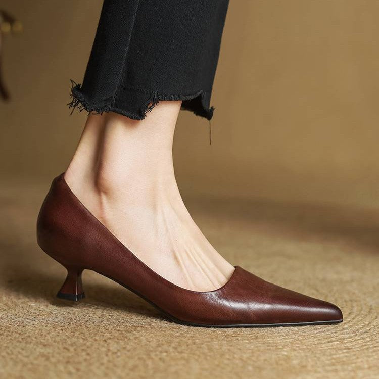 Sacha Havre | Escarpins Pointus Petit Talon Charlotte