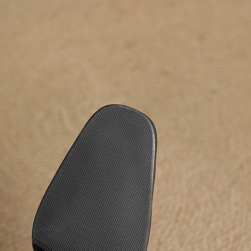 Sacha Havre | Escarpins Carrés en Cuir Amélie