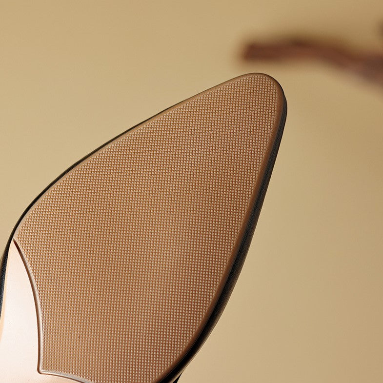 Sacha Havre | Mules Pointues en Cuir Béatrice