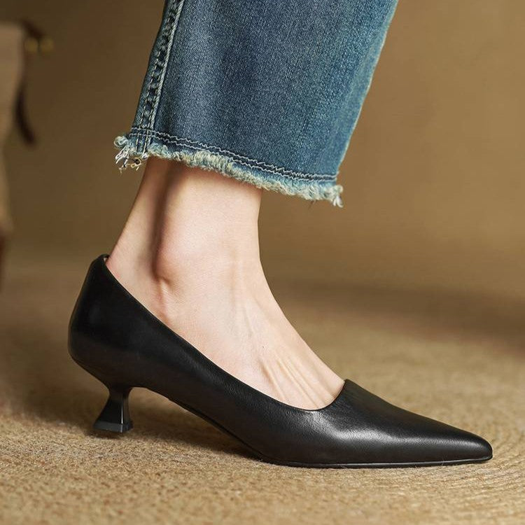 Sacha Havre | Escarpins Pointus Petit Talon Charlotte