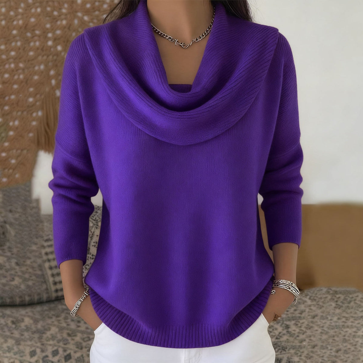 Pull Col Bénitier pour Femme Christine