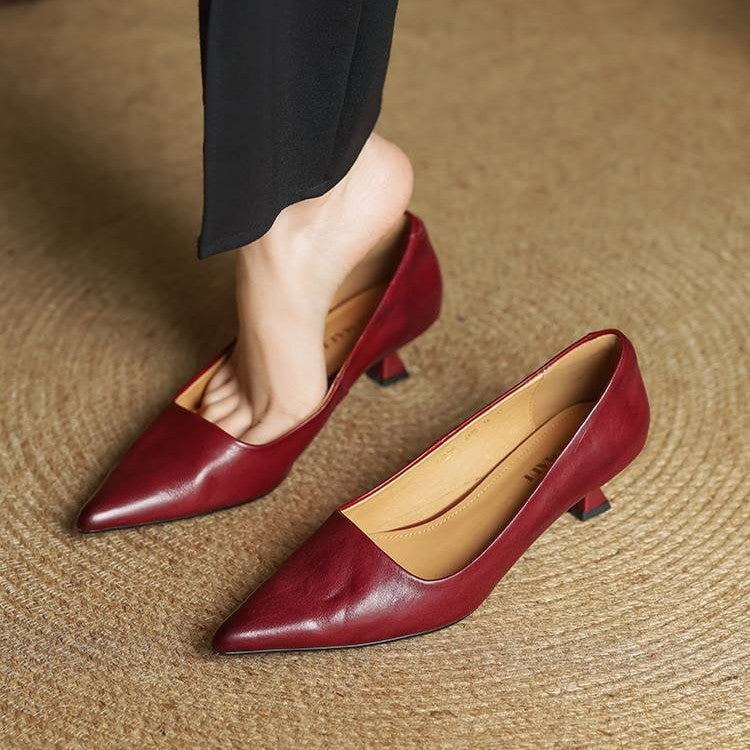 Sacha Havre | Escarpins Pointus Petit Talon Charlotte