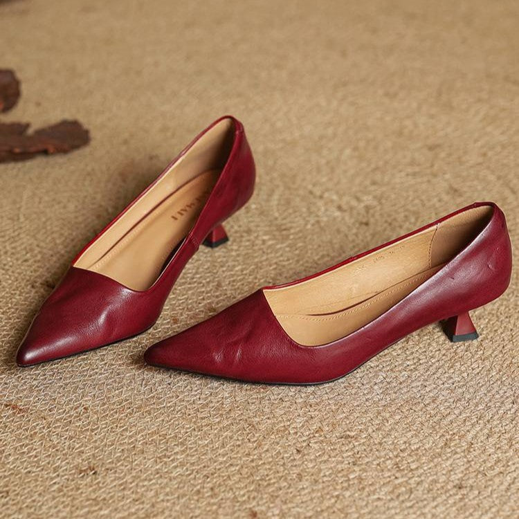Sacha Havre | Escarpins Pointus Petit Talon Charlotte