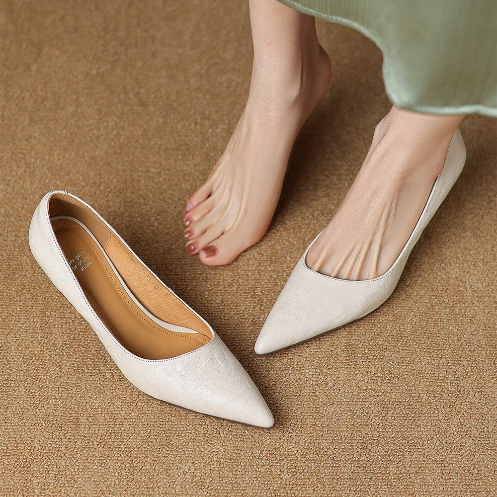 Sacha Havre | Escarpins Fins en Cuir Lucie