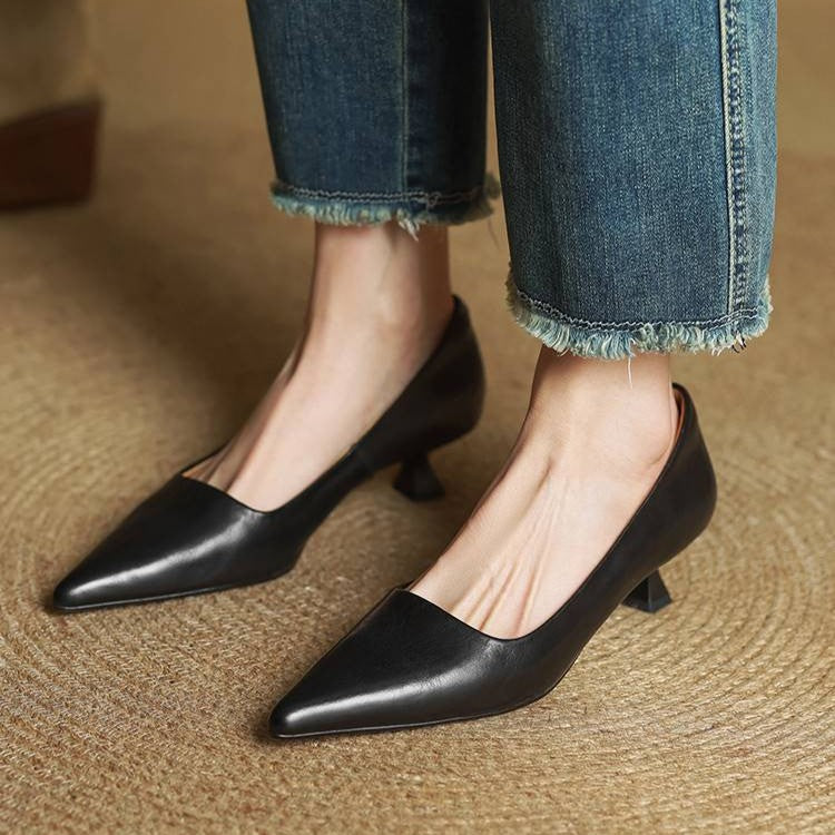 Sacha Havre | Escarpins Pointus Petit Talon Charlotte