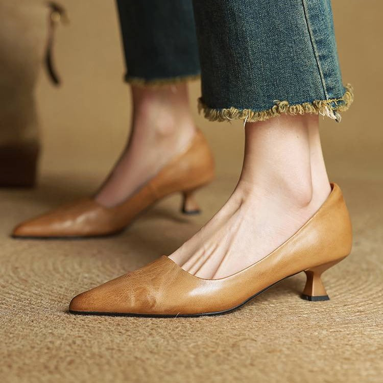 Sacha Havre | Escarpins Pointus Petit Talon Charlotte