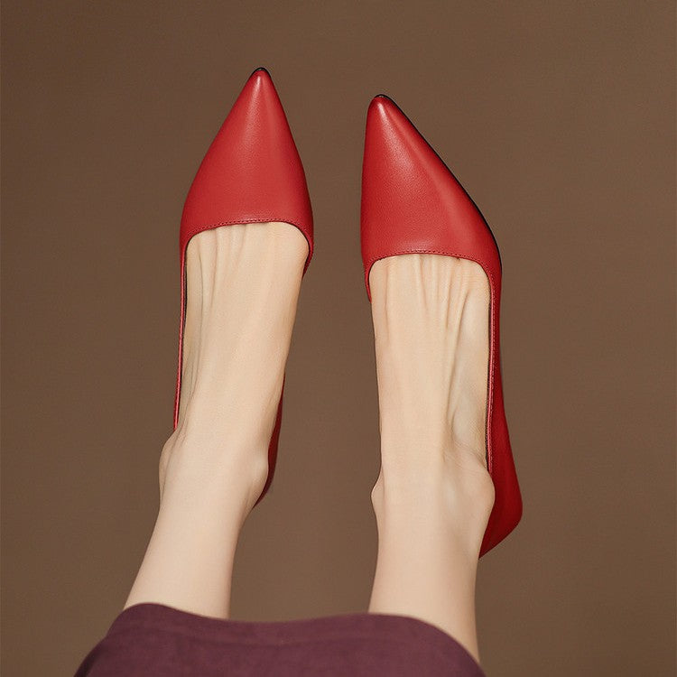 Sacha Havre | Escarpins Kitten Heel en Cuir Manon