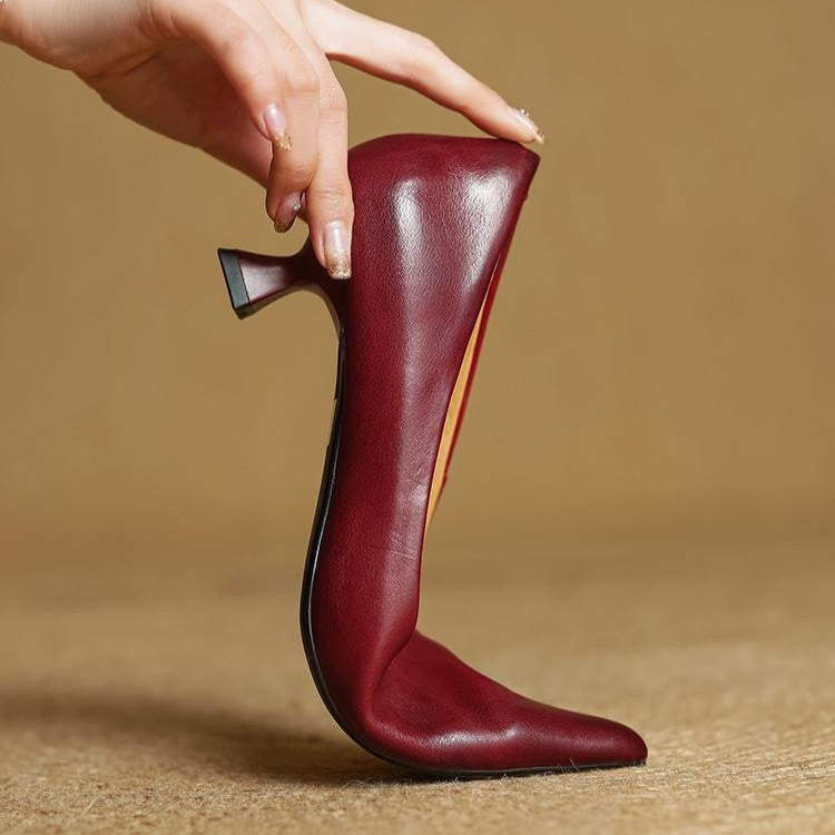 Sacha Havre | Escarpins Pointus Petit Talon Charlotte