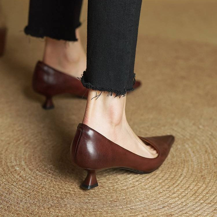 Sacha Havre | Escarpins Pointus Petit Talon Charlotte