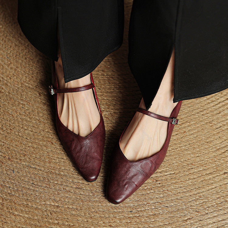 Sacha Havre | Mules Babies en Cuir Souple Solange