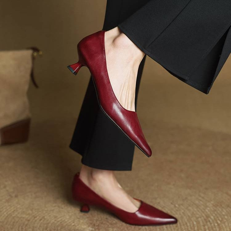 Sacha Havre | Escarpins Pointus Petit Talon Charlotte