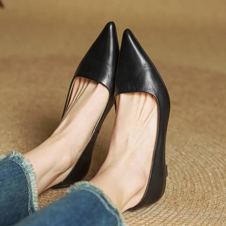 Sacha Havre | Escarpins Pointus Petit Talon Charlotte