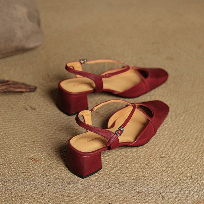 Sacha Havre | Escarpins Slingback à Brides Croisées Chloé