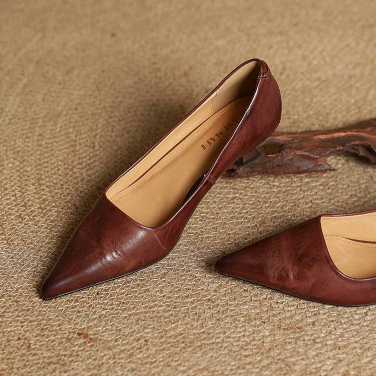Sacha Havre | Escarpins Pointus Petit Talon Charlotte