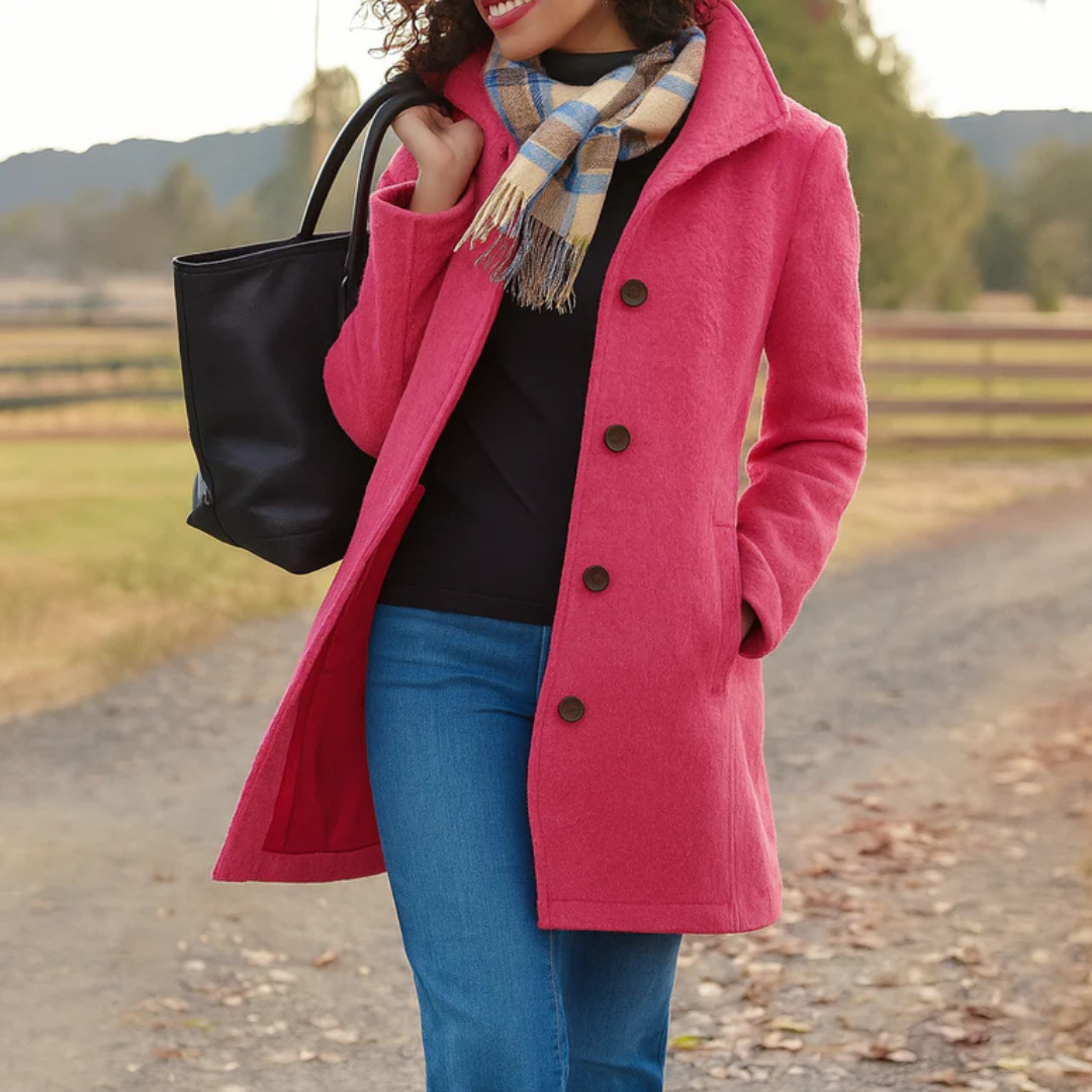 Sacha Havre | Manteau Classique Boutonné Pauline