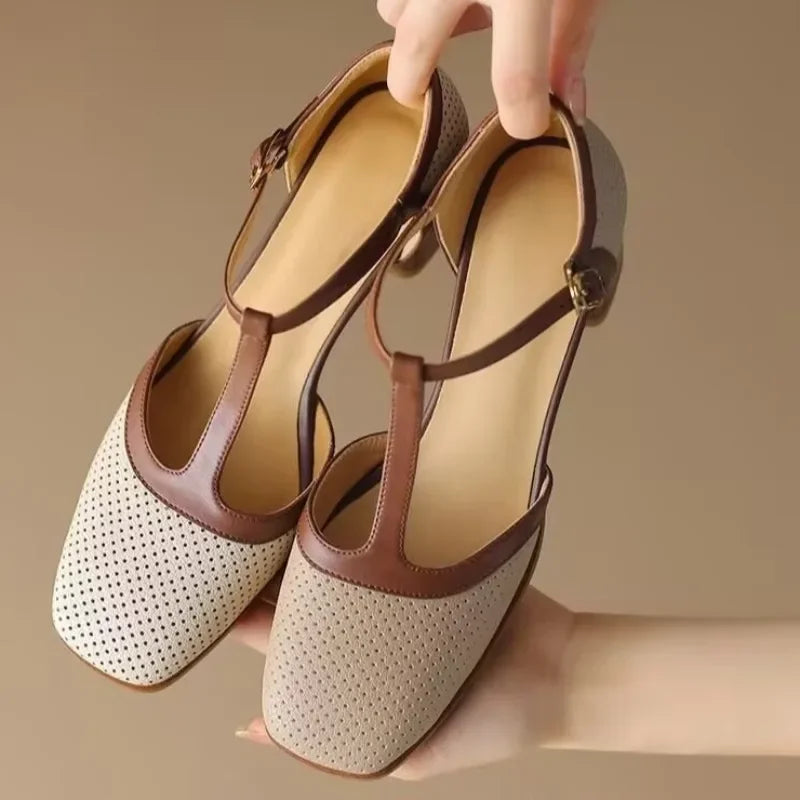 Sacha Havre | Chaussures orthopédiques à talon moyen Catarina