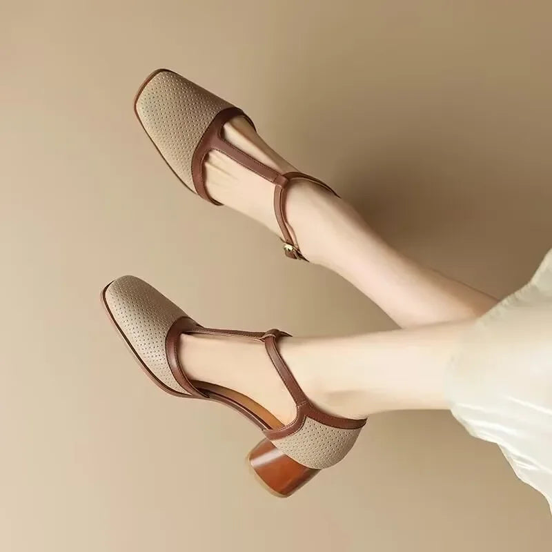 Sacha Havre | Chaussures orthopédiques à talon moyen Catarina