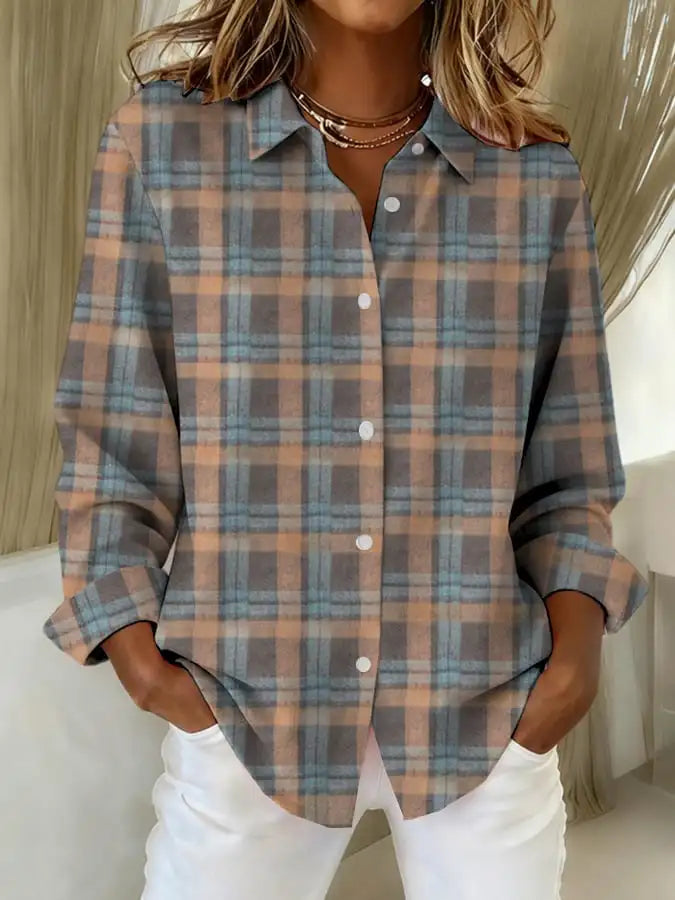 Louise™ | Cardigan en Tricot Doux à Carreaux