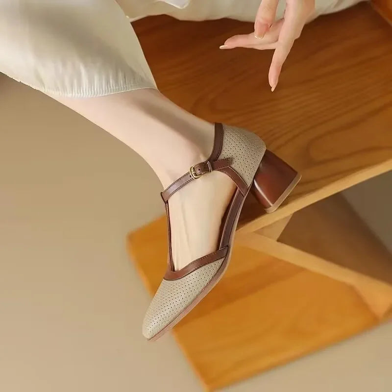 Sacha Havre | Chaussures orthopédiques à talon moyen Catarina