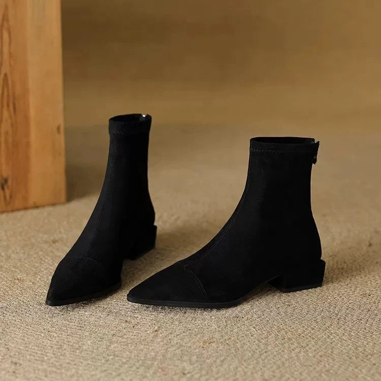 Sacha Havre | Bottines Confort à Talon Bloc Anouk