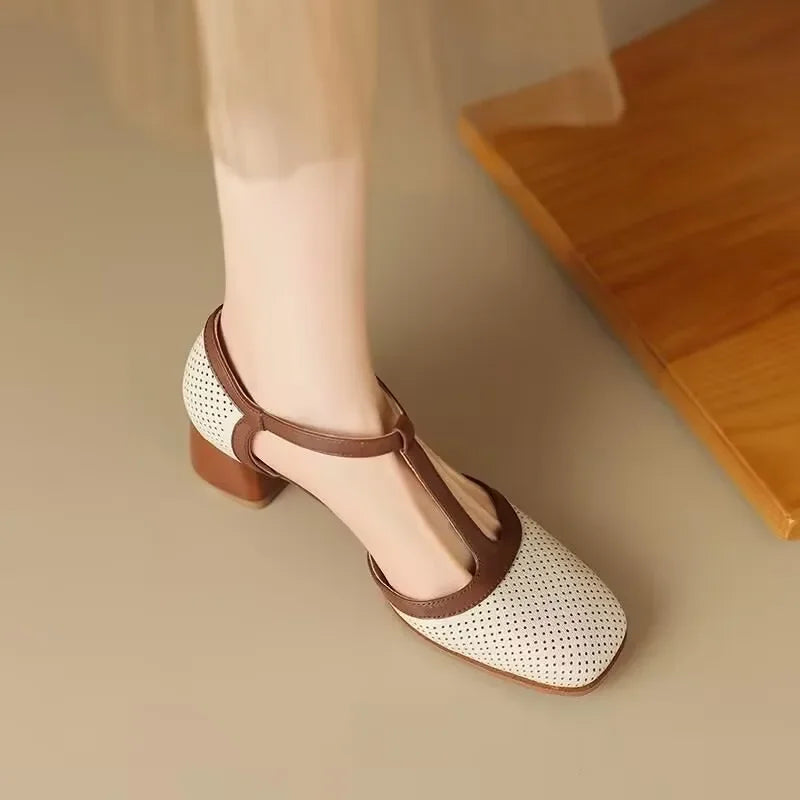 Sacha Havre | Chaussures orthopédiques à talon moyen Catarina
