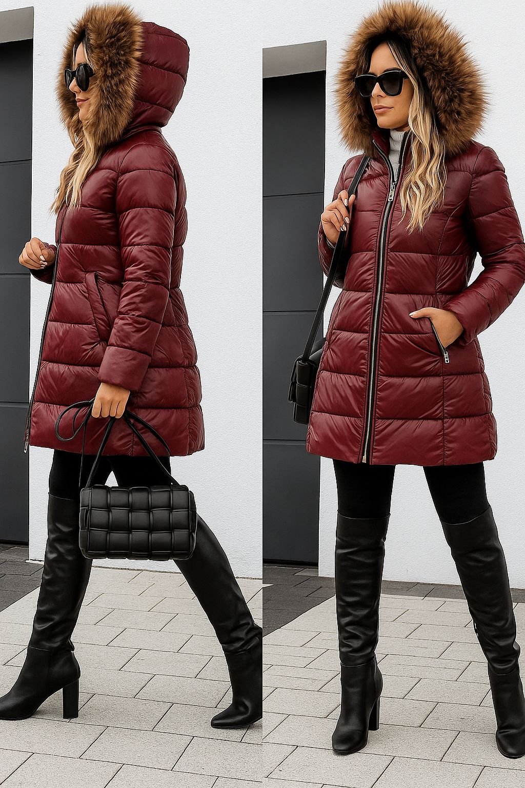 Avelyne — Manteau Long au Charme Contemporain