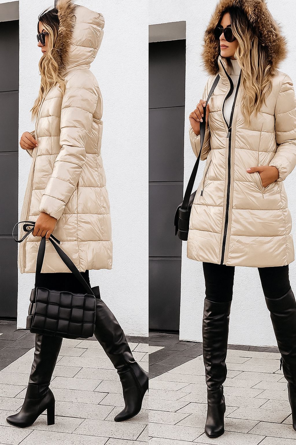 Avelyne — Manteau Long au Charme Contemporain