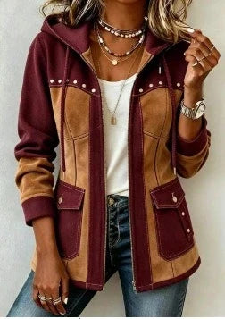 Sacha Havre | Veste à Capuche Bi-Matière Véronique