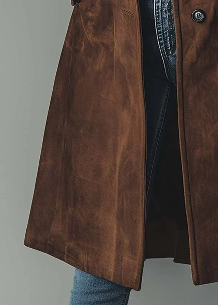 Sacha Havre | MANTEAU ÉLÉGANT À TEXTURE SUÉDÉE