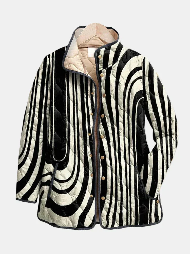Veste Matelassée Zébrée pour Femme Sylvie
