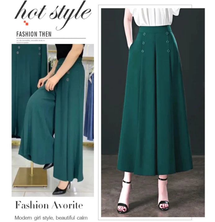 (49 % de rabais) Pantalon plissé à jambe large