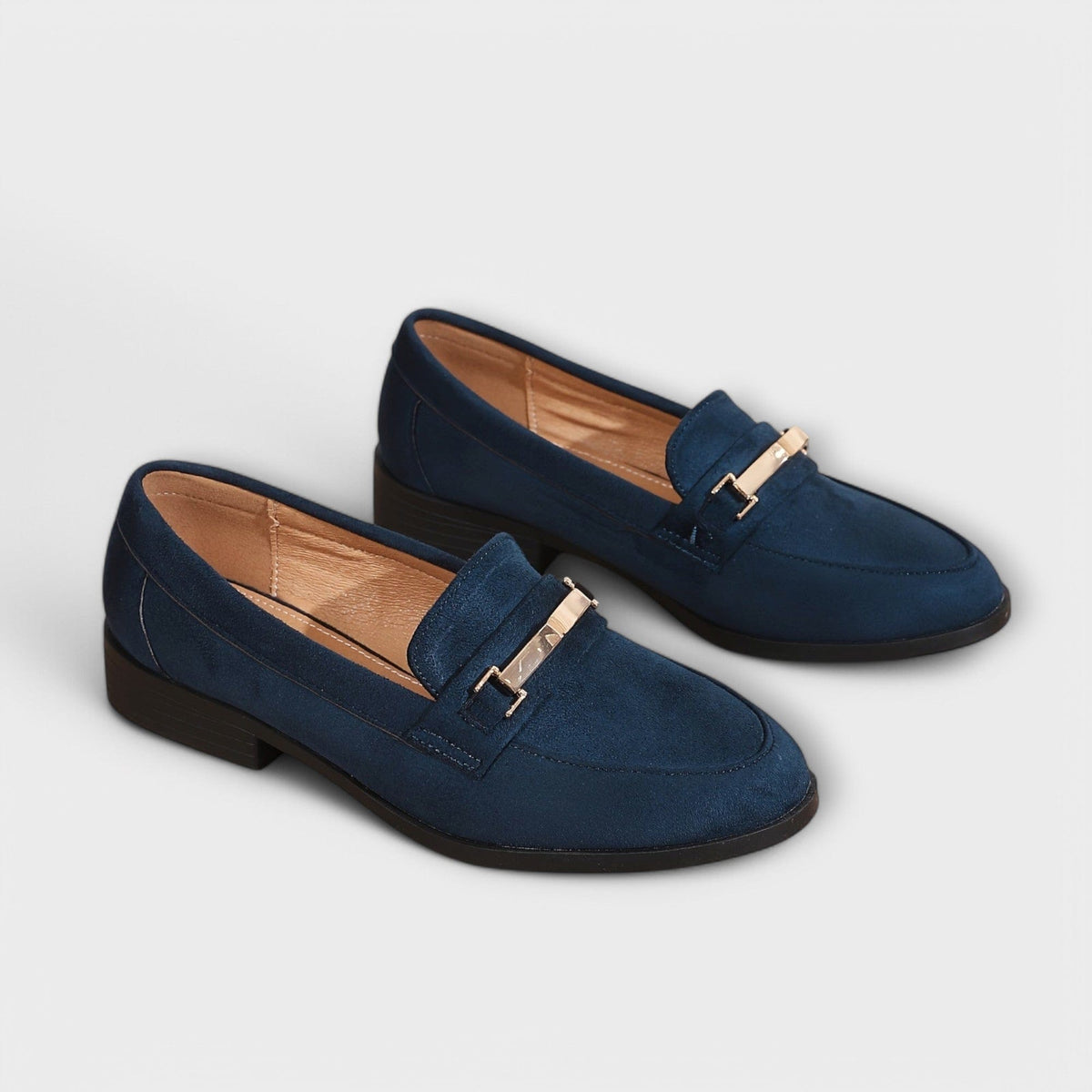 Sacha Havre | Mocassins Daim Chaîne Dorée Nathalie