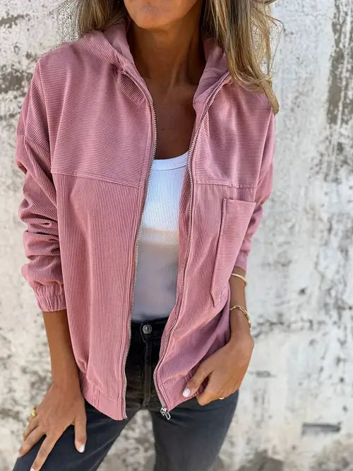 Sacha Havre | Veste décontractée en velours côtelé pour femme
