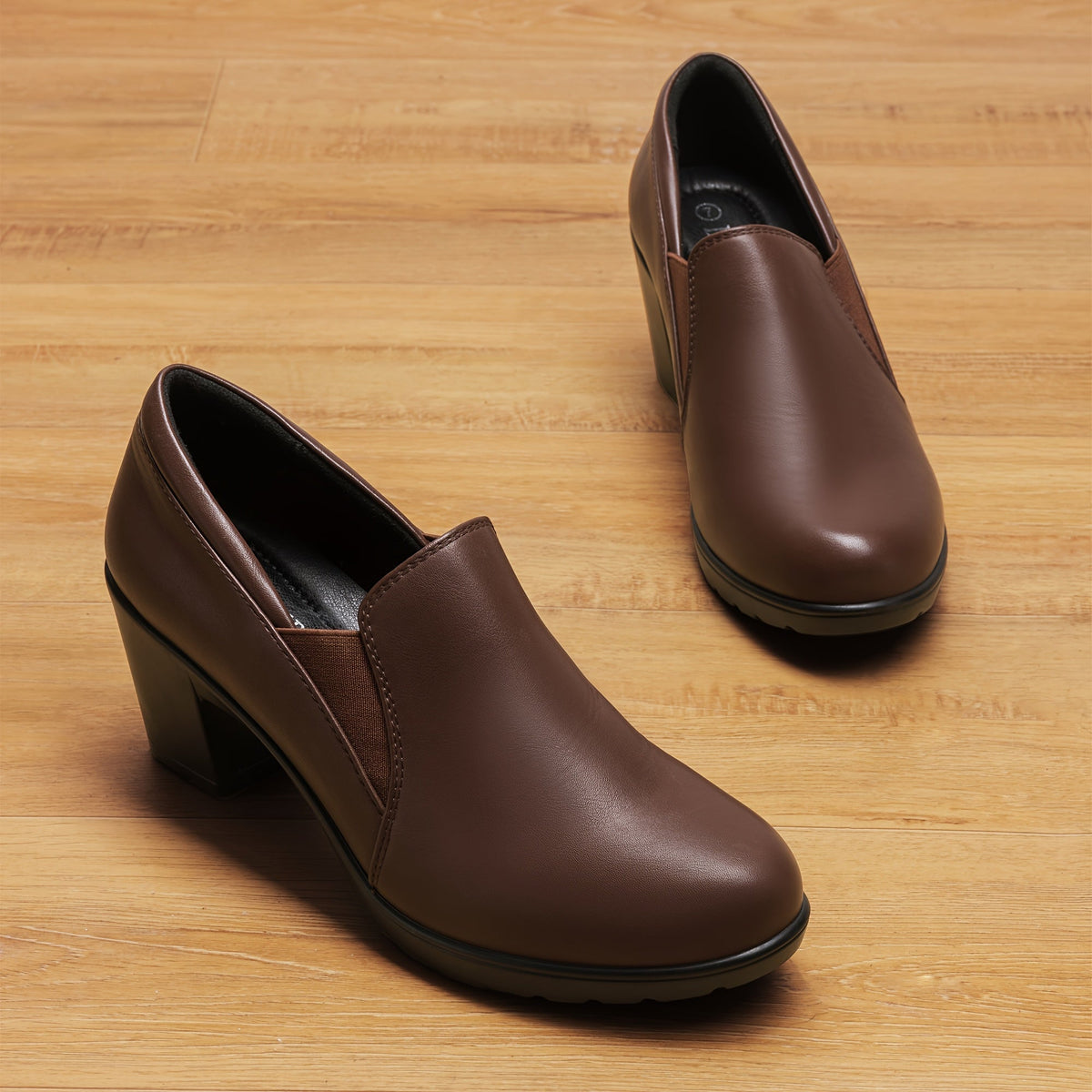 Mocassins à Talon Bloc Confort Margot