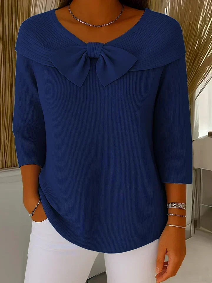 Pull Encolure à Nœud pour Femme Sophie
