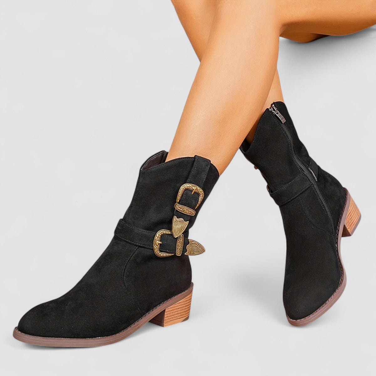 Sacha Havre | Bottes Western Orthopédiques Rosa