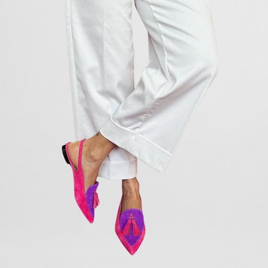 Sacha Havre | Ballerines à Franges Colorées Amélie