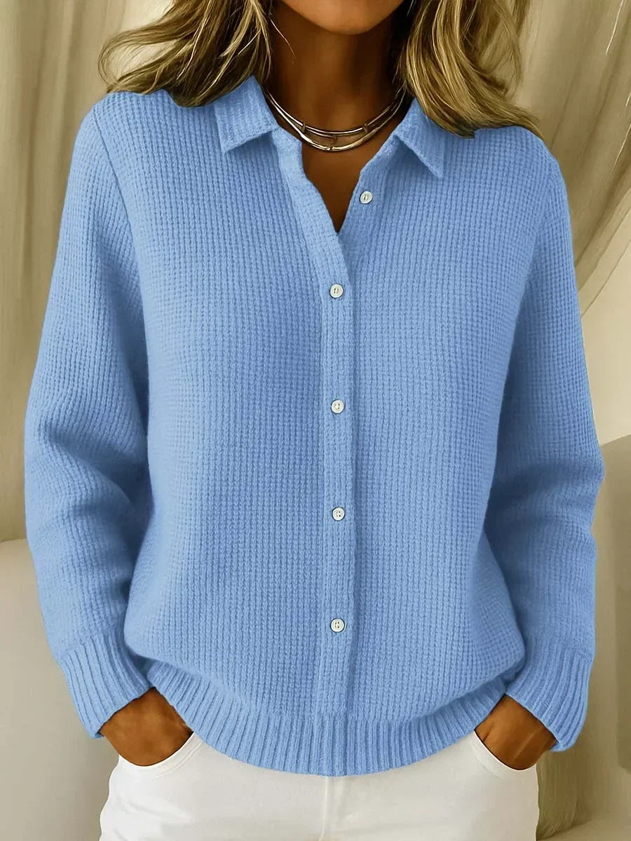 Cardigan Col Chemise pour Femme Martine