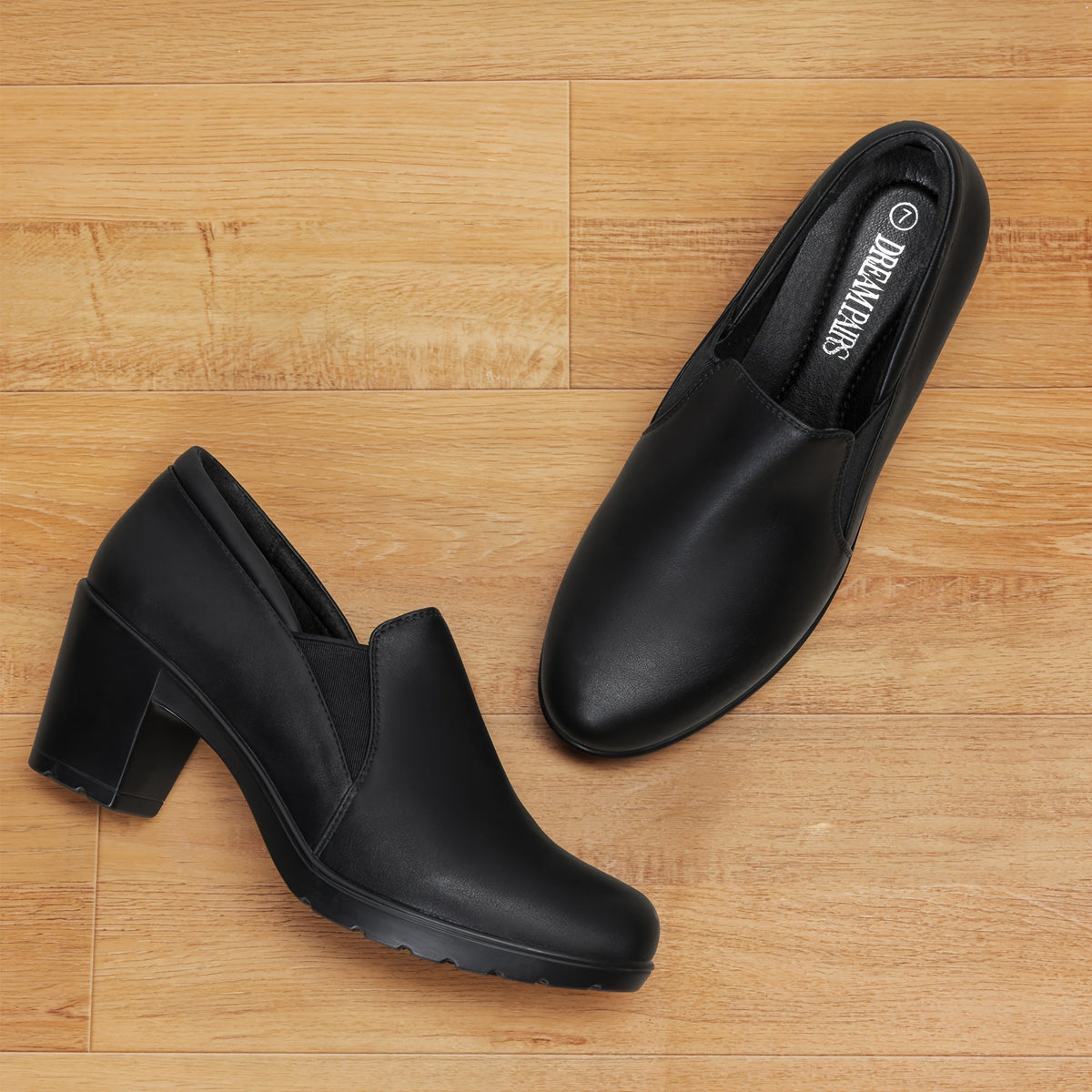 Mocassins à Talon Bloc Confort Margot